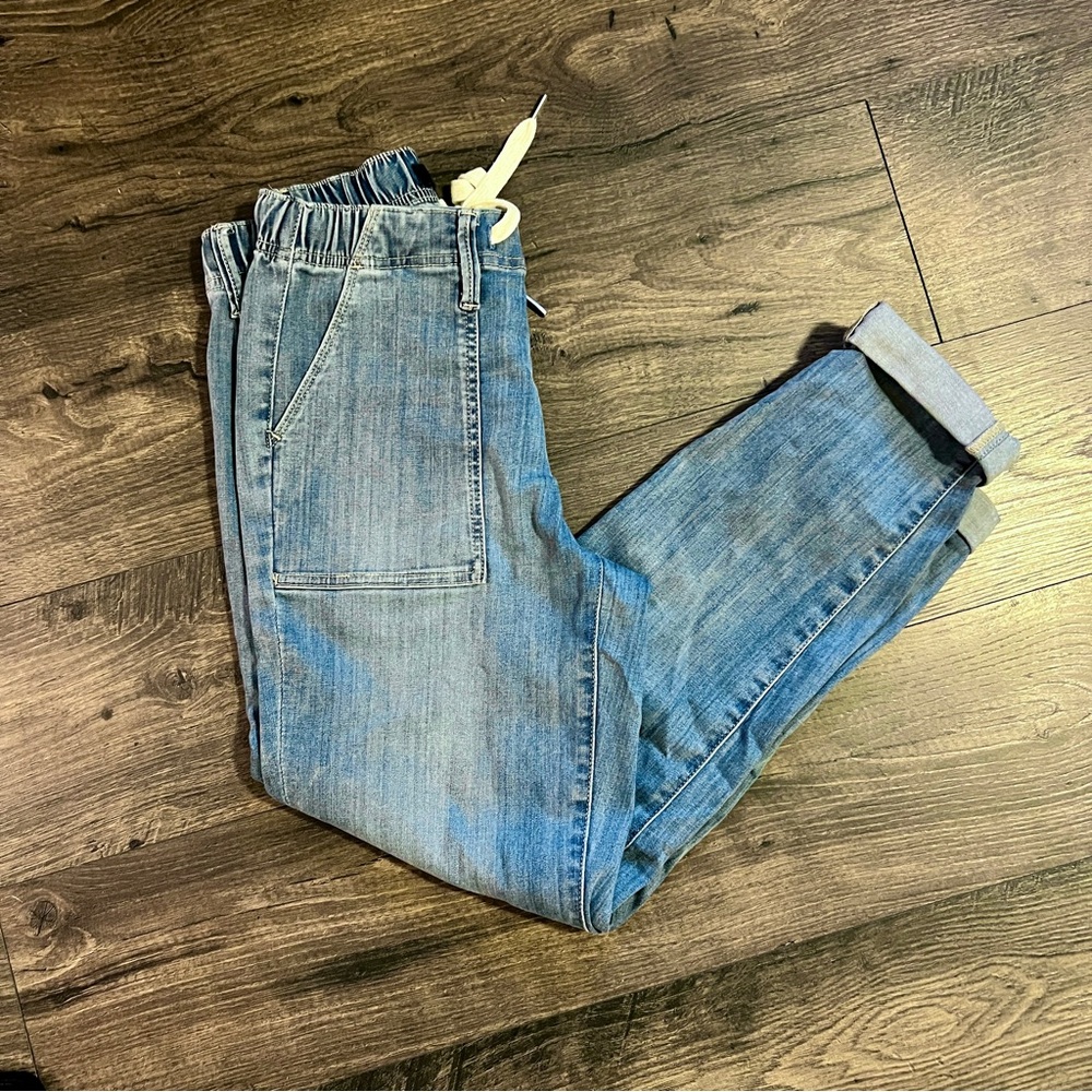 Judy Blue Drawstring Denim Joggers